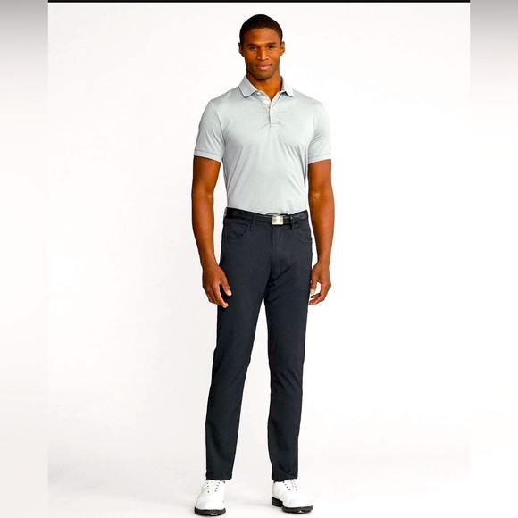 Ralph Lauren Men's RLX Wicking Golf Tailored Fit Pants 35x32 Black Stretch